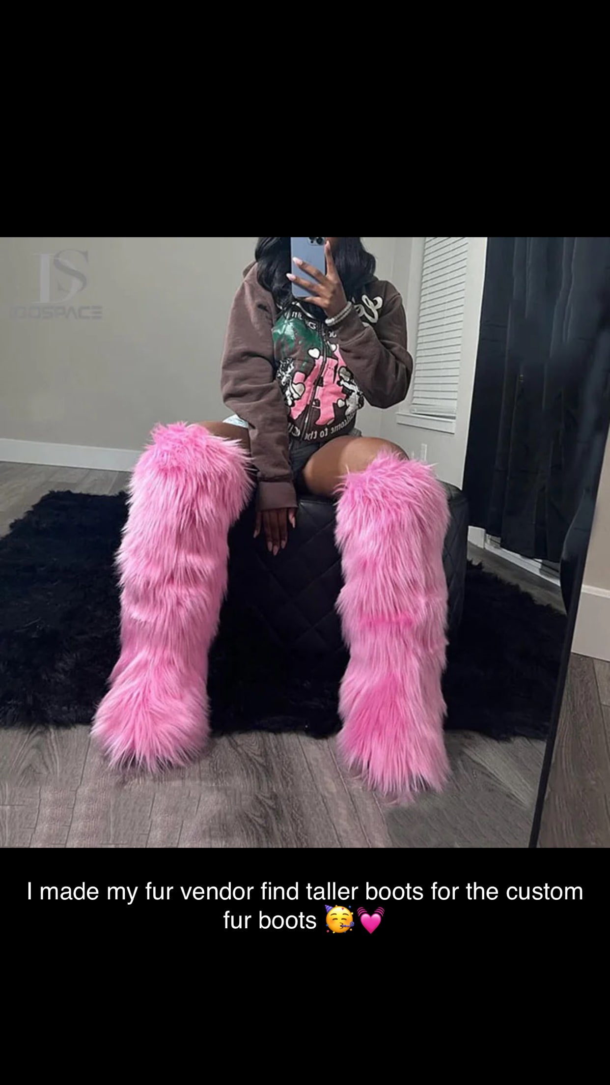 Tall Fur Boots