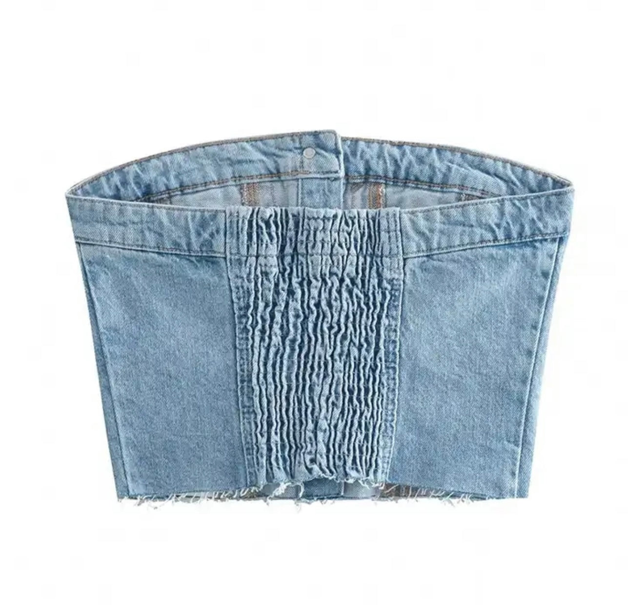 Denim Tube Top