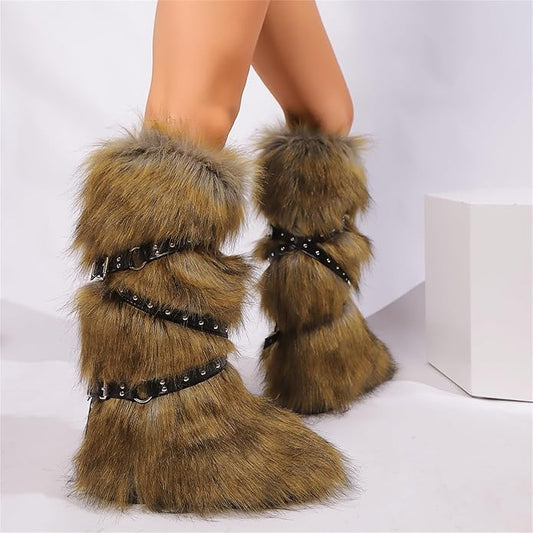 Rockstar Fur Boots