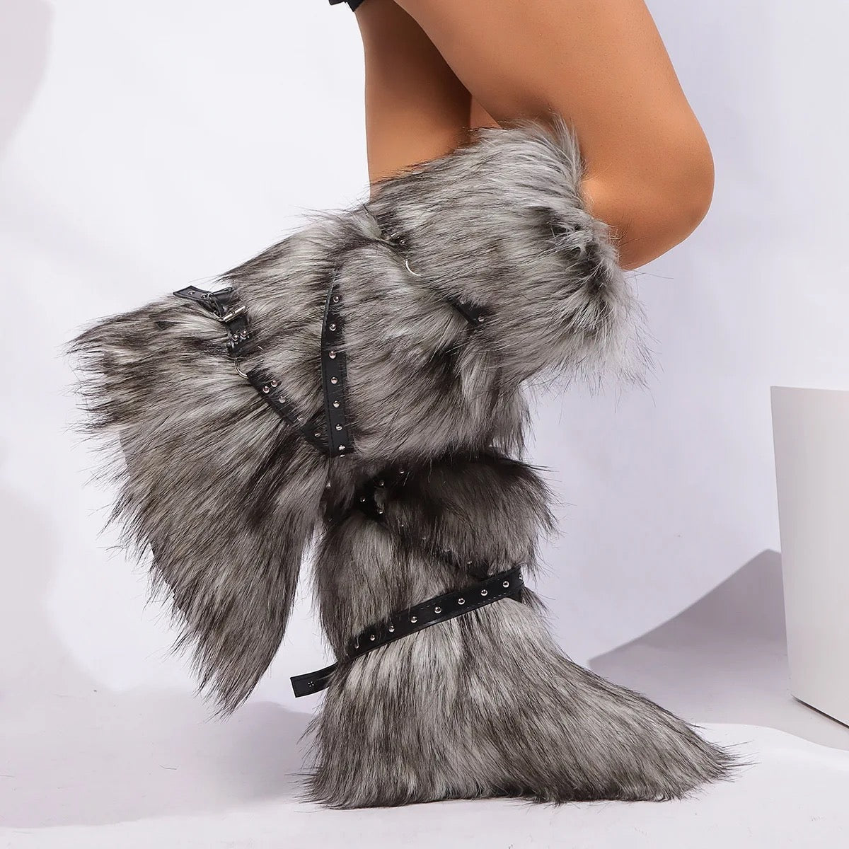 Rockstar Fur Boots