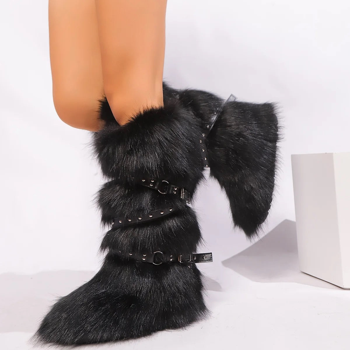 Rockstar Fur Boots